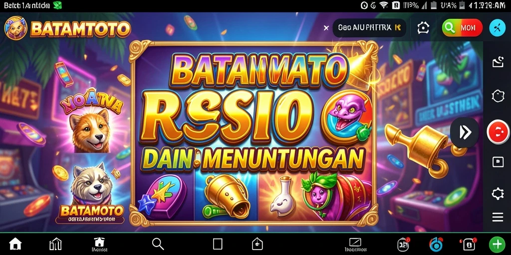 Tampilan gameplay menarik dari game Slot BATAMTOTO.