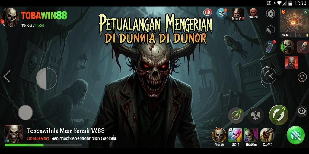 Tampilan gameplay mengerikan di TOBAWIN88 yang menguji keberanian.
